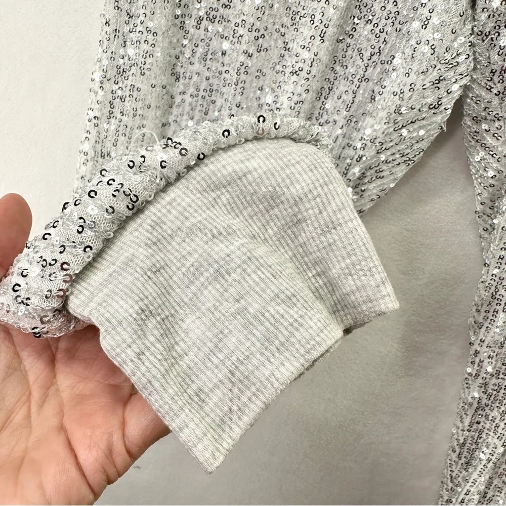 Judith March Full Sequin Jogger Pants Size Small - Picture 4 of 15